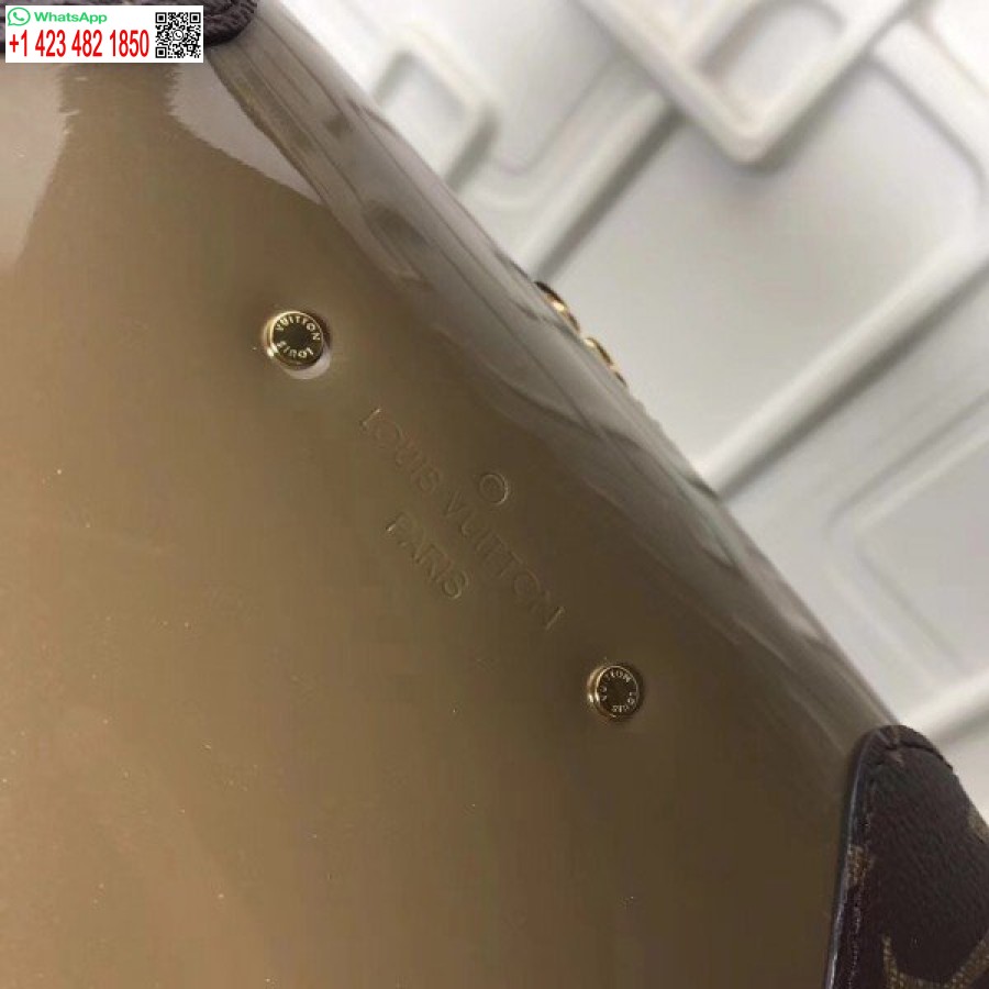 Réplica De Bolso Louis Vuitton Bronce Venice Charol M54390 Blv665