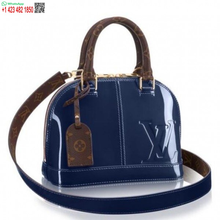 Replik Louis Vuitton Alma BB Tasche Lackleder M54705 Blv667