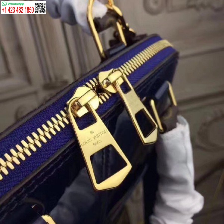 Replik Louis Vuitton Alma BB Tasche Lackleder M54705 Blv667