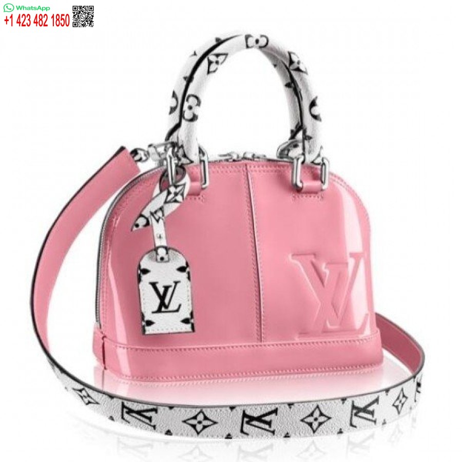 Replica Louis Vuitton Alma Bb Kott Lakknahast M54704 Blv666