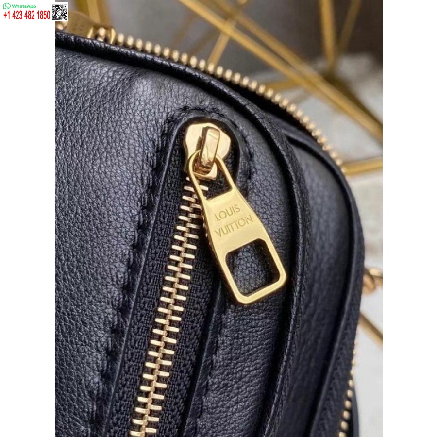 Replica Louis Vuitton Utility Crossbody Bag In Black Leather M80450 BLV716