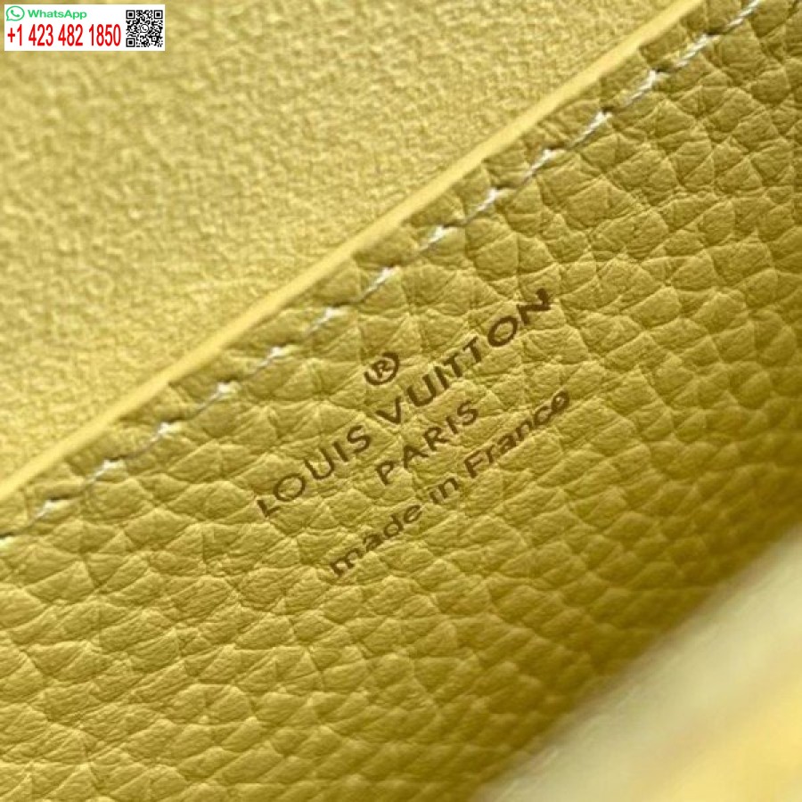 نسخة طبق الأصل من حقيبة لويس فويتون تويست بي إم من جلد توريون الأصفر M58571 Blv713