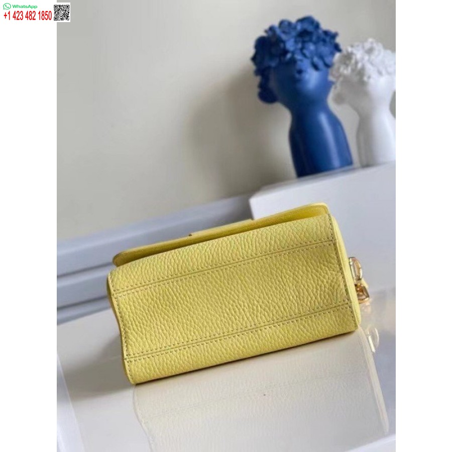 نسخة طبق الأصل من حقيبة لويس فويتون تويست بي إم من جلد توريون الأصفر M58571 Blv713