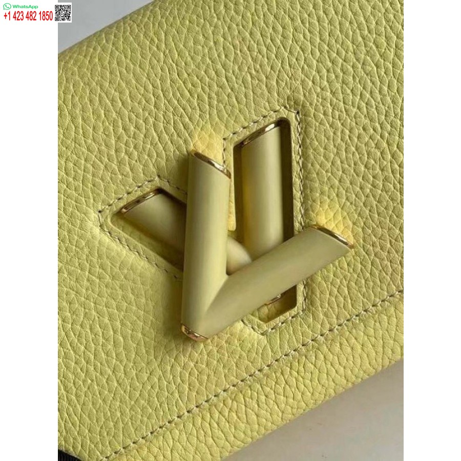 نسخة طبق الأصل من حقيبة لويس فويتون تويست بي إم من جلد توريون الأصفر M58571 Blv713