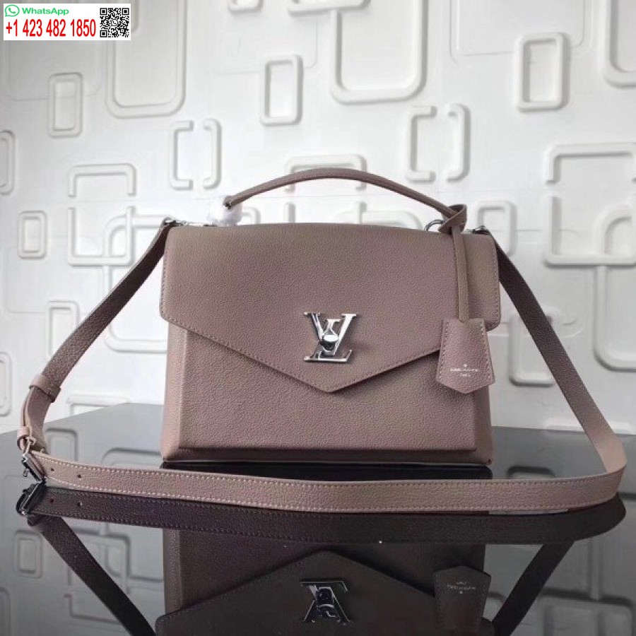 Replika Louis Vuitton Taupe Glace My Lockme Bag M54877 Blv764