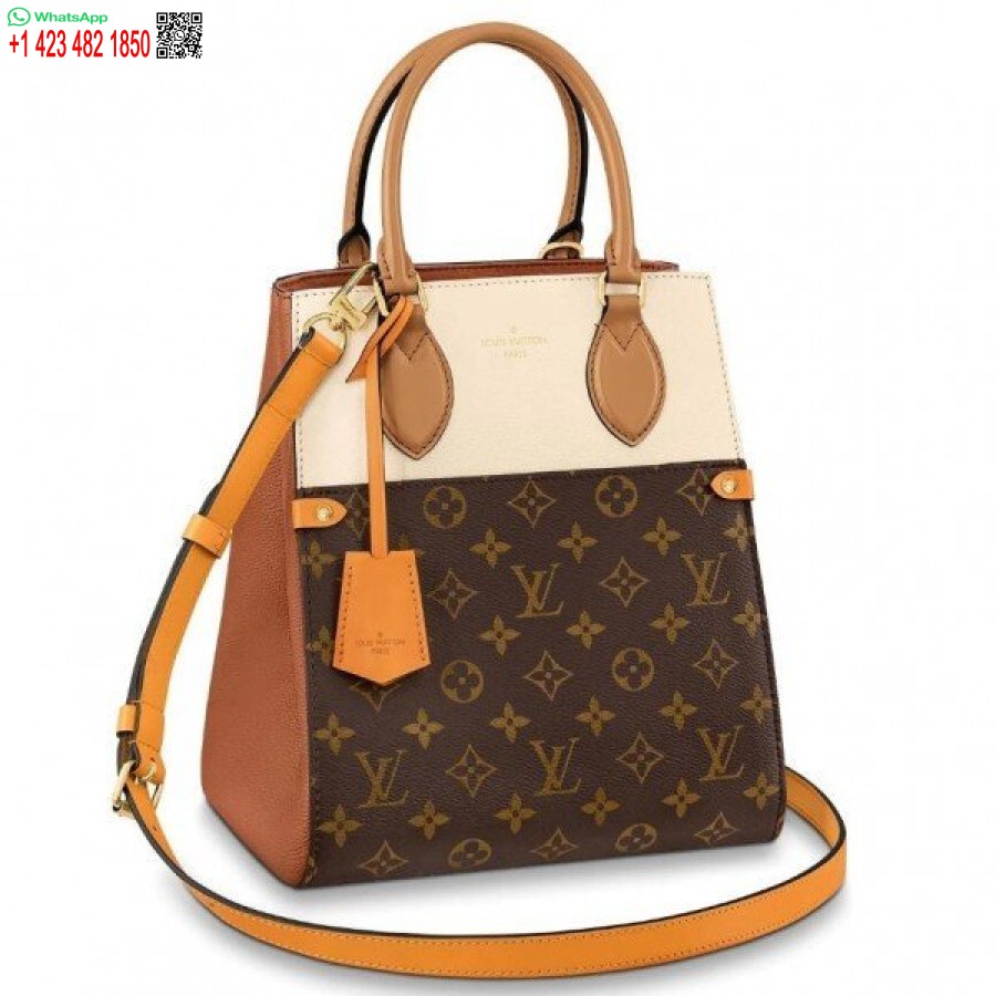 Replika Louis Vuitton Fold Tote Mm Monogram Kalveskind M45376 Blv695