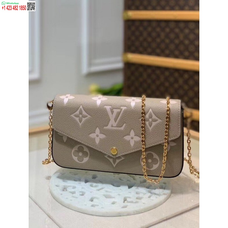 طبق الاصل لويس فويتون فيليسي بوشيت حرف واحد فقط إمبرينت M69977 Blv673