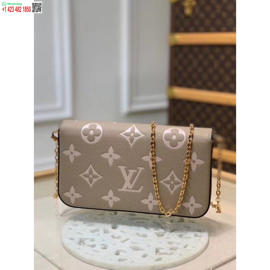 طبق الاصل لويس فويتون فيليسي بوشيت حرف واحد فقط إمبرينت M69977 Blv673