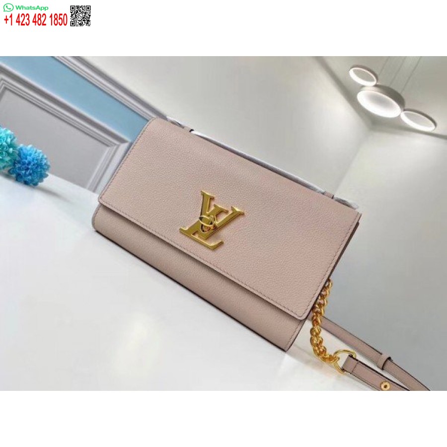 Replica Clutch Louis Vuitton Greige Lockme M56087 Blv692