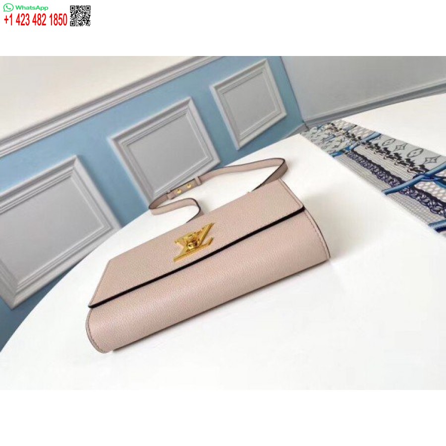 Replica Clutch Louis Vuitton Greige Lockme M56087 Blv692