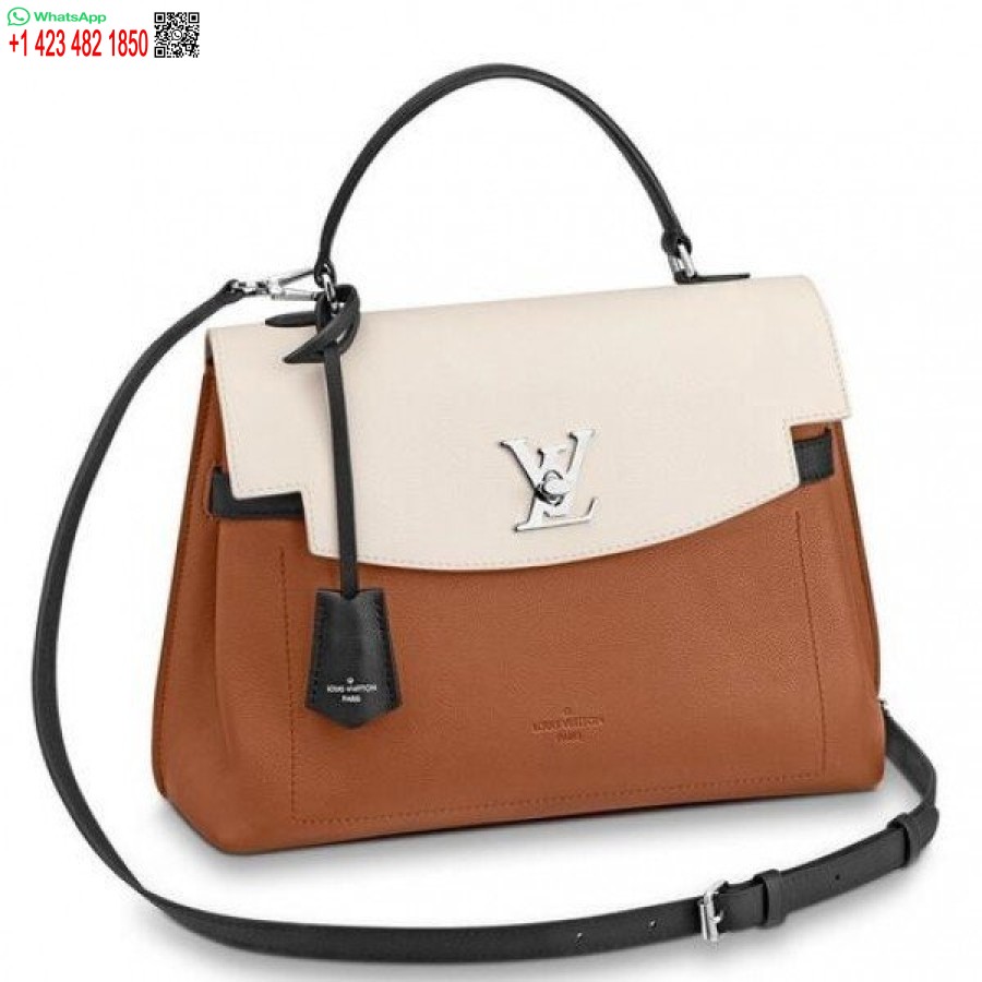Replika Louis Vuitton Karamel Lockme Ever Taske M52360 Blv736