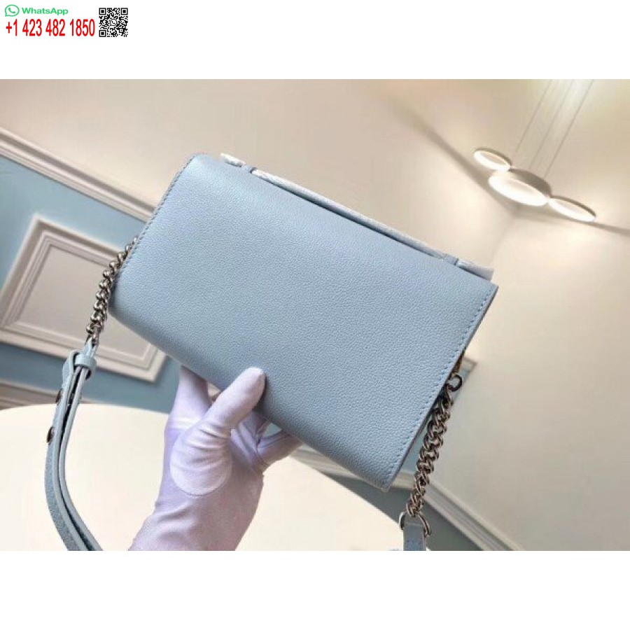 Replica Clutch Louis Vuitton Albastru Lockme M56136 Blv694