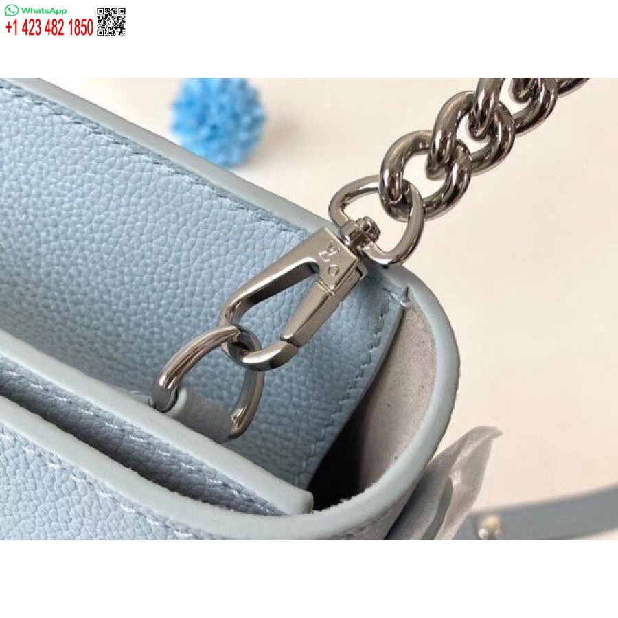 Replica Clutch Louis Vuitton Albastru Lockme M56136 Blv694