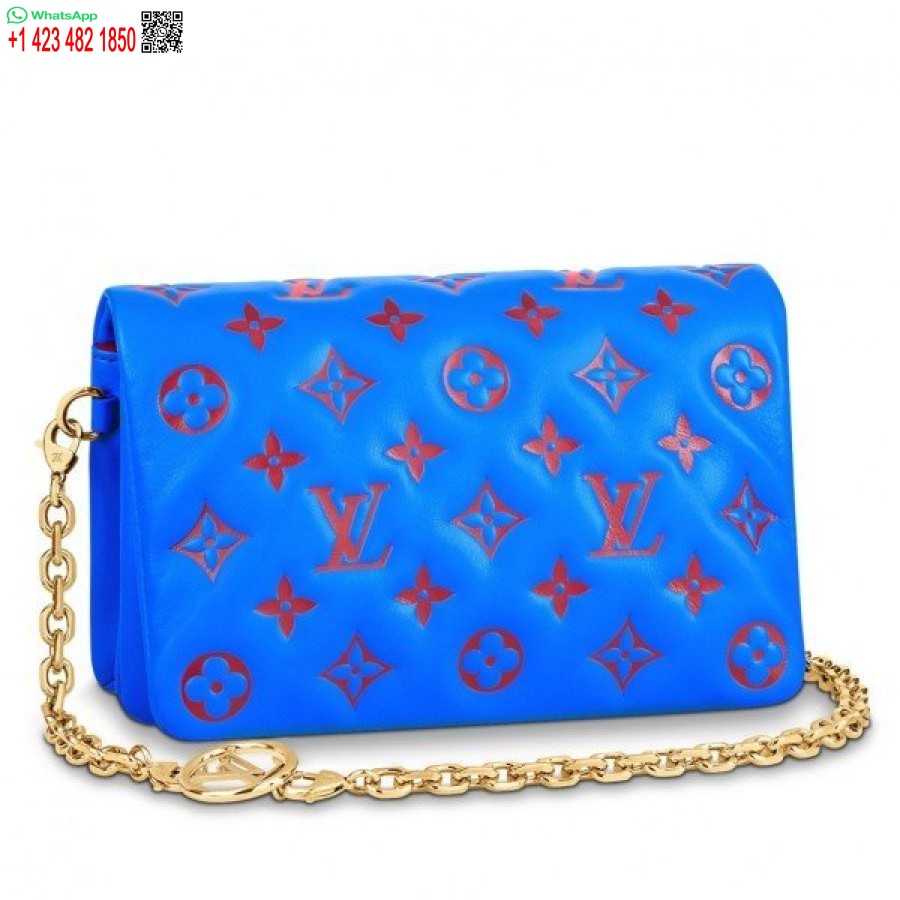 Replika Louis Vuitton Mėlynas Pusbrolis Pochette Krepšys M80743 Blv708