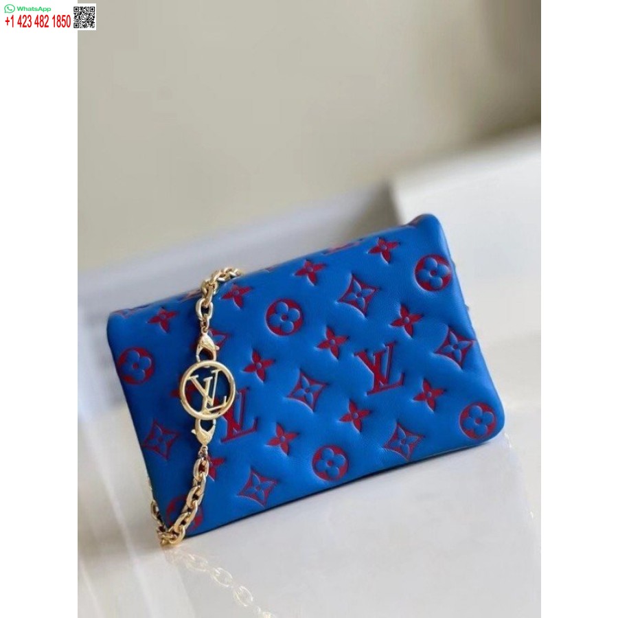 Replika Louis Vuitton Mėlynas Pusbrolis Pochette Krepšys M80743 Blv708