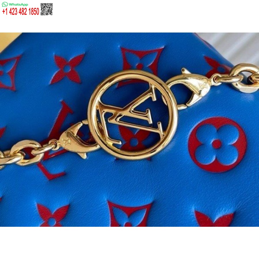 Replika Louis Vuitton Mėlynas Pusbrolis Pochette Krepšys M80743 Blv708