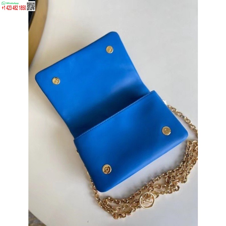 Replika Louis Vuitton Mėlynas Pusbrolis Pochette Krepšys M80743 Blv708