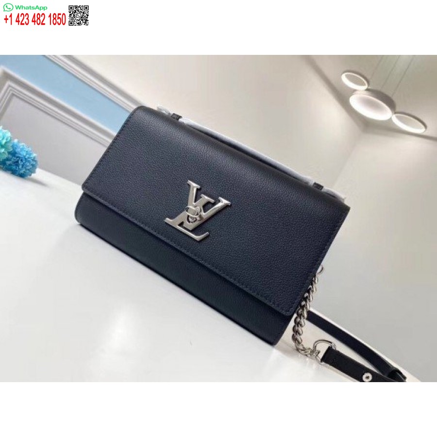 Replika Louis Vuitton Schwarze Lockme-Kupplung M56087 Blv693