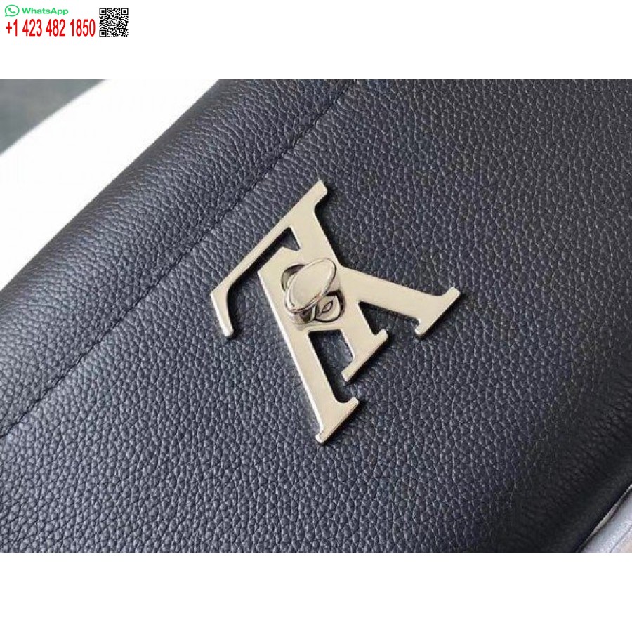 Replika Louis Vuitton Schwarze Lockme-Kupplung M56087 Blv693