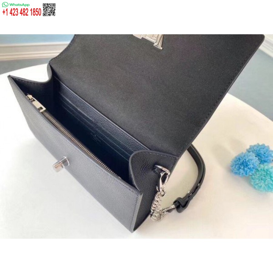 Replika Louis Vuitton Schwarze Lockme-Kupplung M56087 Blv693