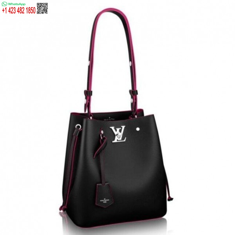 Réplique Louis Vuitton Sac Seau Lockme Noir M54677 Blv759