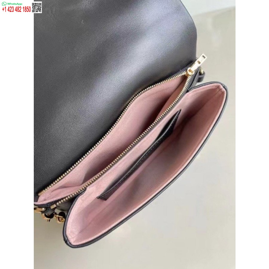 Replika Louis Vuitton Svart Coussin Pochette Väska M80742 Blv703