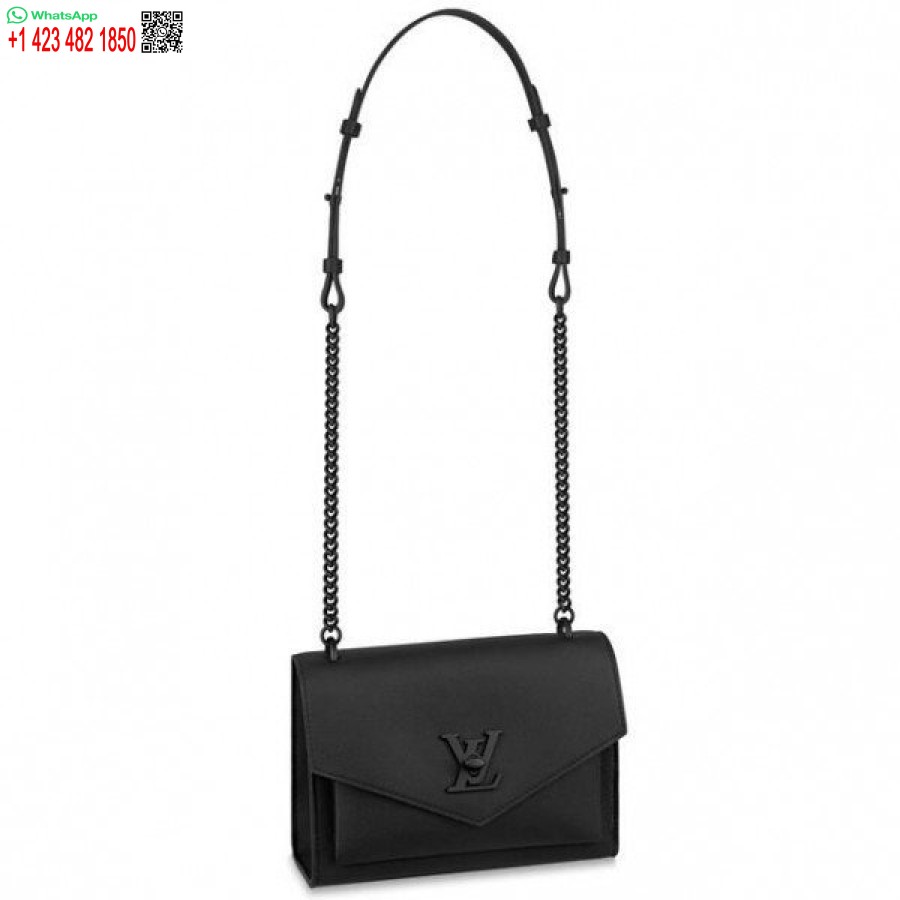 Replika Louis Vuitton Helt Sort Mylockme Bb Taske M55848 Blv777