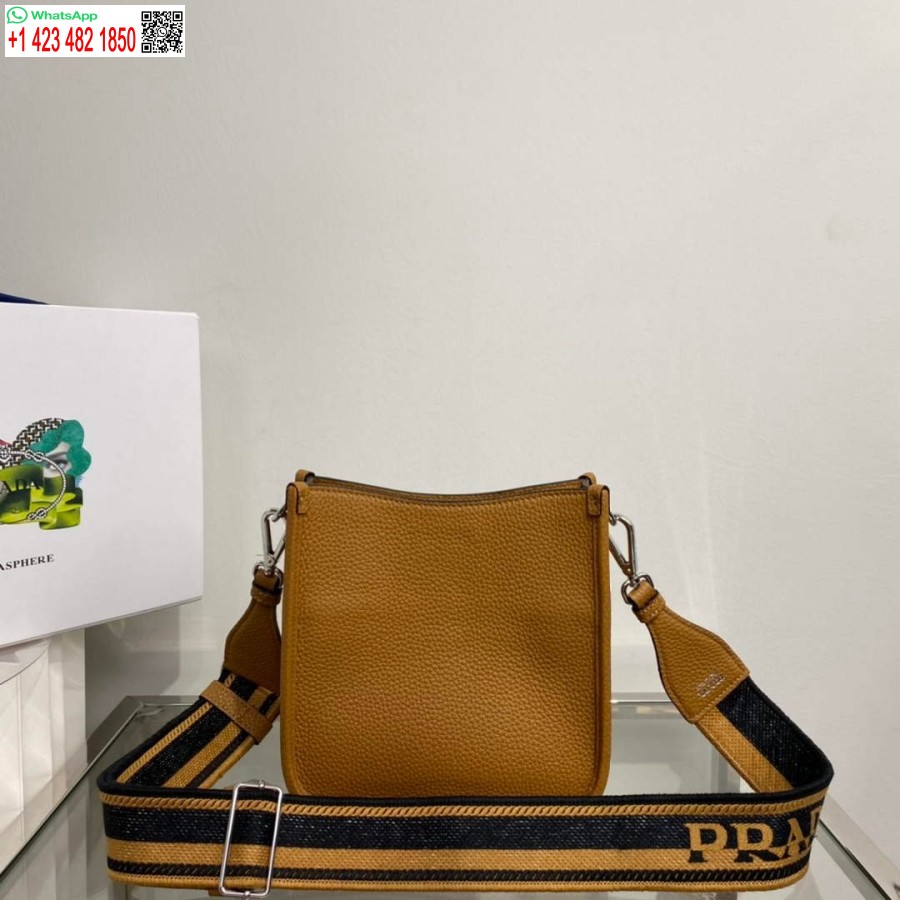 Replica Prada 1bh191 Odinis Mini Pečių Krepšys įdegis