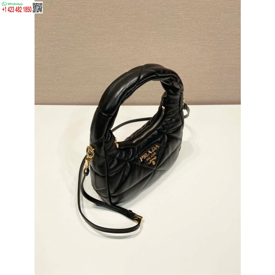 Replika Prada 1ba384 Nappa Bőr Minitáska Felső Varrással