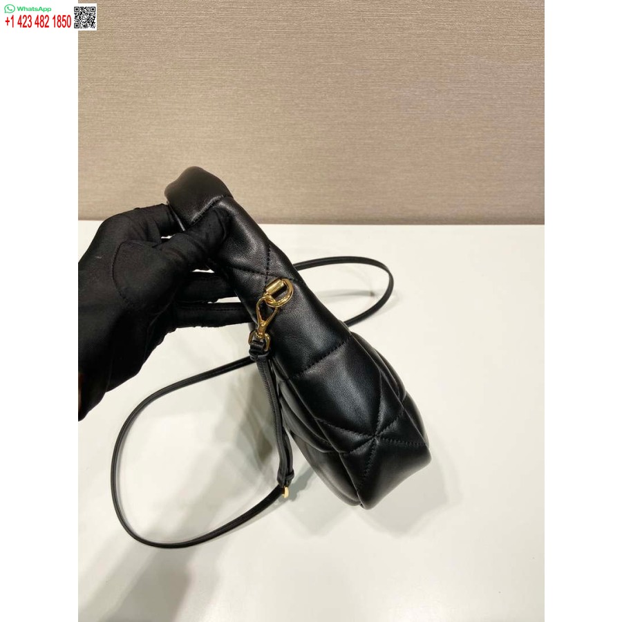 Replika Prada 1ba384 Nappa Bőr Minitáska Felső Varrással