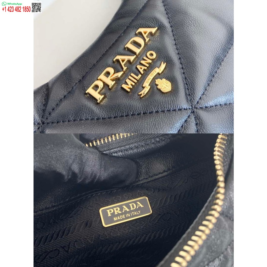 Replika Prada 1ba384 Nappa Bőr Minitáska Felső Varrással