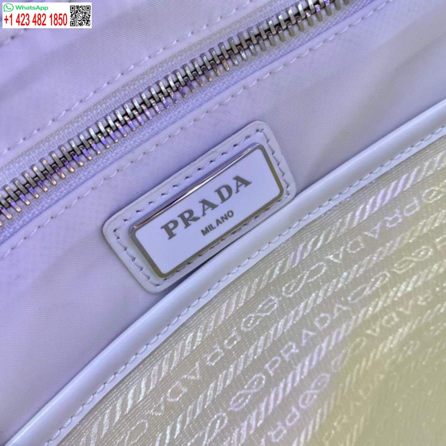Replika Prada Signaux Nailono Ir Odos Valkatos Krepšys 1bc160 Baltas