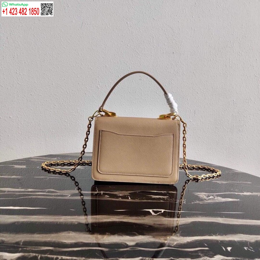 Replica Prada Borsa In Pelle Saffiano Symbole 1bn021 Albicocca