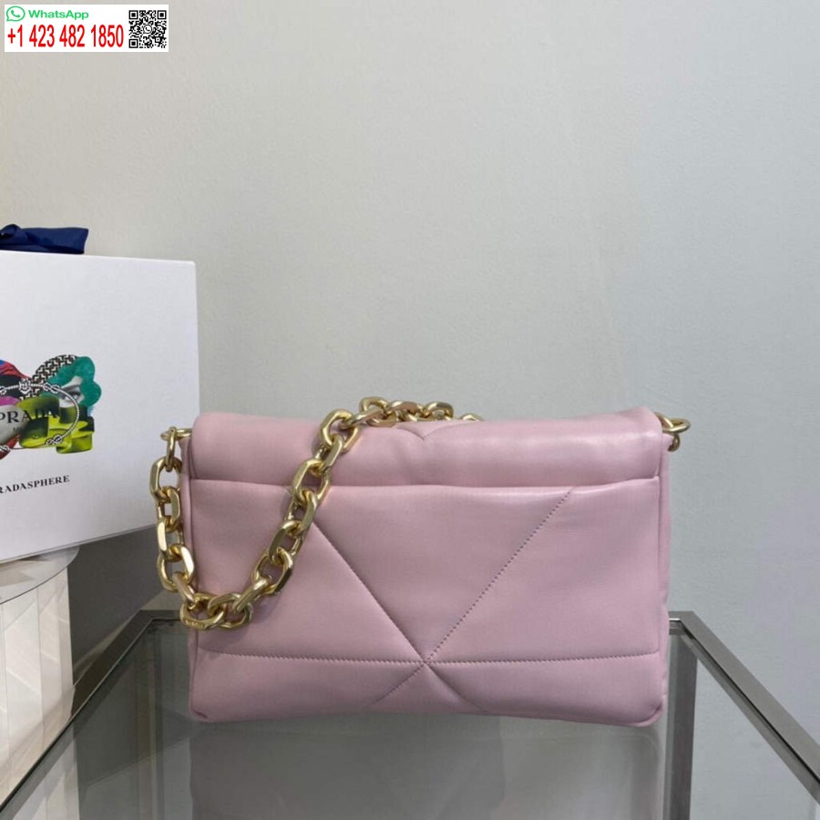 Replica Prada Borsa A Tracolla In Pelle Nappa Imbottita 1bd306 Rosa