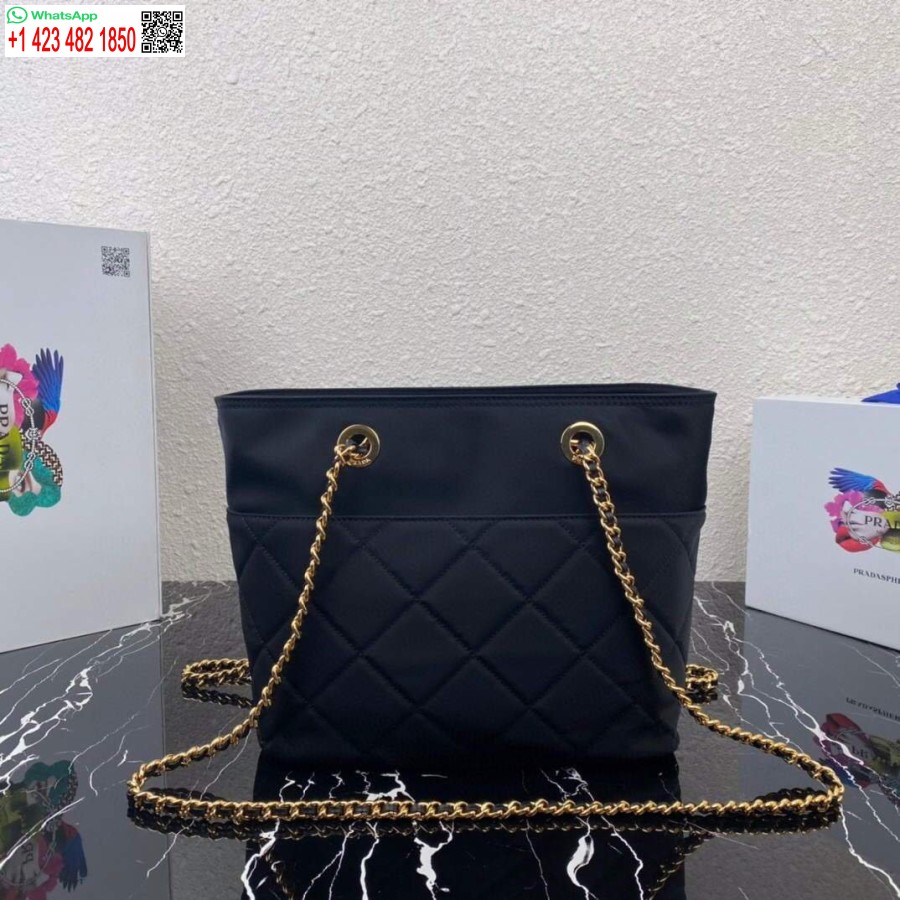 Replica Borsa Prada In Nylon Con Catena Vintage 1bd625 Nera