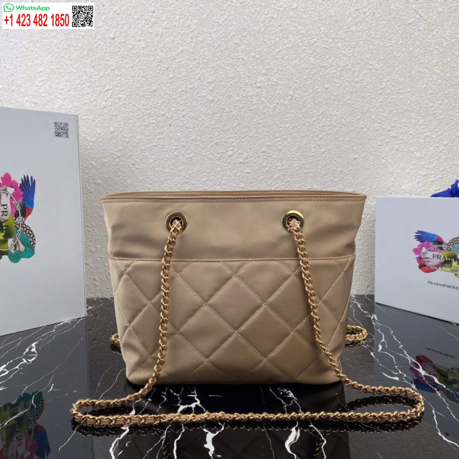 Replica Borsa Prada In Nylon Con Catena Vintage 1bd625 Albicocca