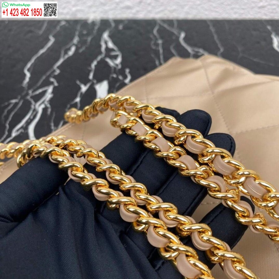 ρεπλίκα Prada νάιλον Vintage αλυσίδα αδέσποτη τσάντα 1bd621 βερίκοκο