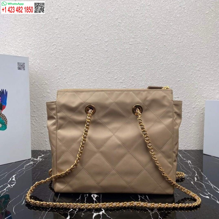 Replica Borsa Prada In Nylon Con Catena Vintage 1bd621 Albicocca