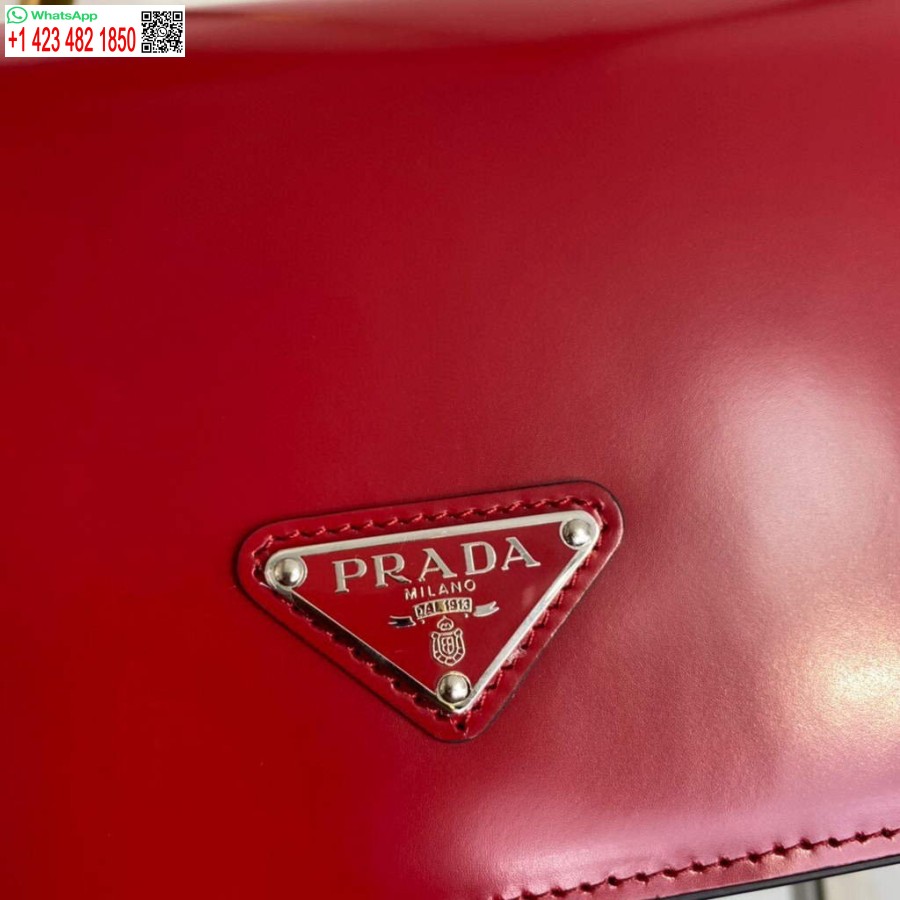 نسخة طبق الأصل من جلد برادا المصقول برادا فيم 1BD323 أحمر