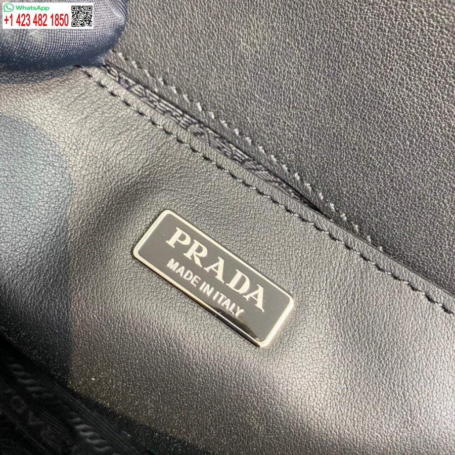 ρεπλίκα Prada βουρτσισμένο δέρμα Prada Femme 1bd323 μαύρο