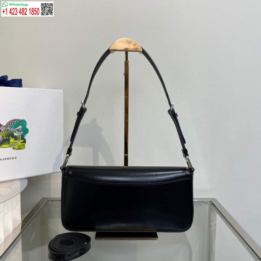 Replika Prada Broušená Kůže Prada Femme 1bd323 černá