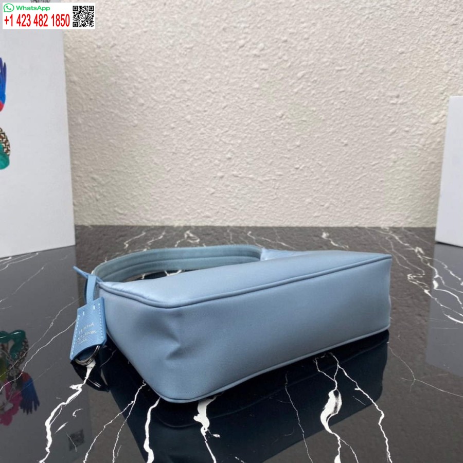 Replika Mini Torbice Prada 1ne515 Re-nylon Re-edition 2000 Modra