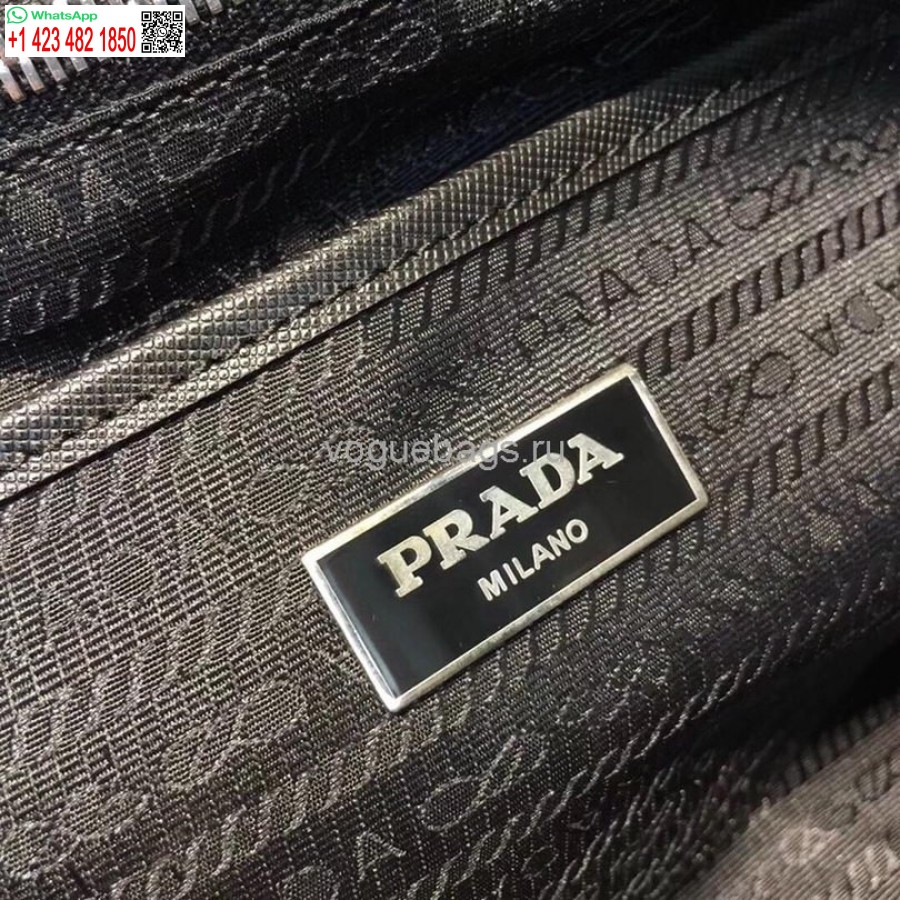 Replika Prada 1BZ811 Nylon-Rucksacktasche In Schwarz