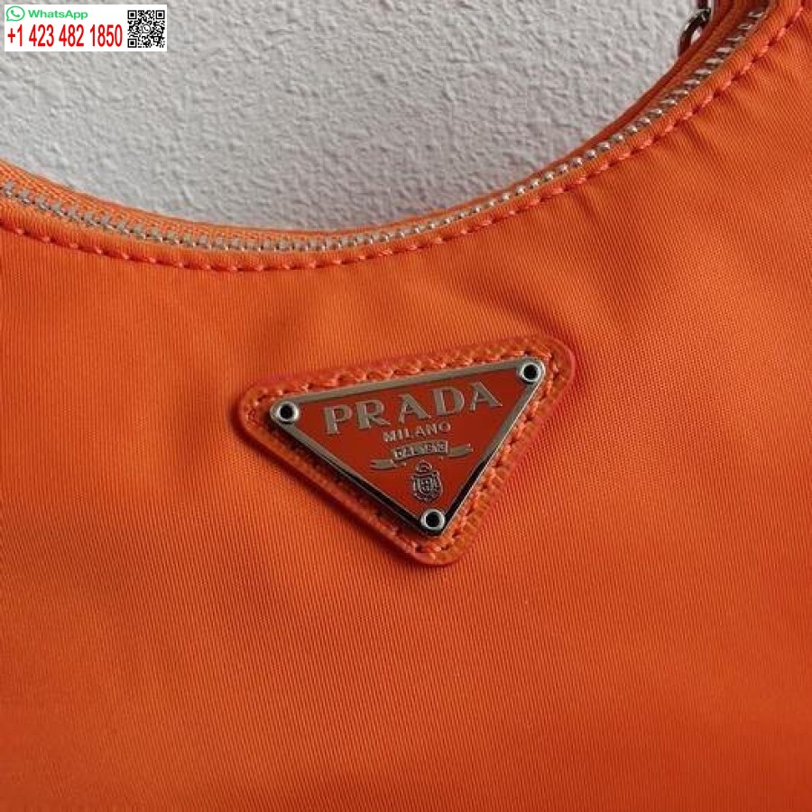 Replik Prada 1bh204 Prada Re-Edition 2005 Nylontasche Orange