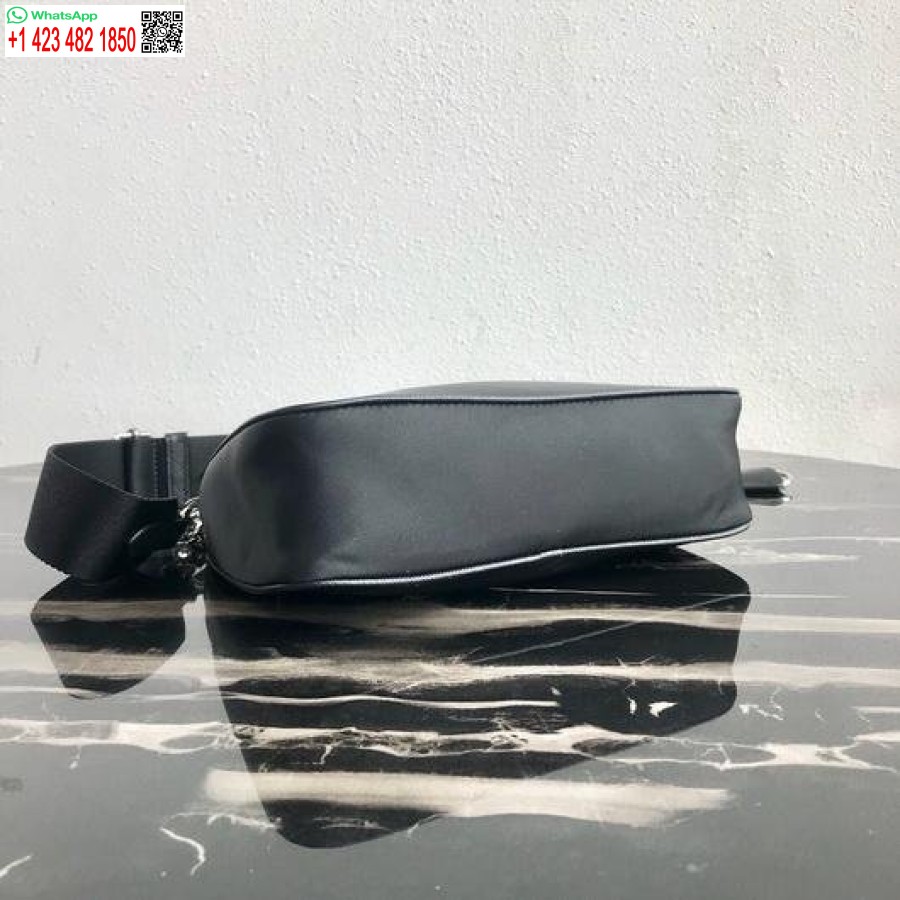 Replika Prada 1bh204 Prada Reedice 2005 Nylonová Taška černá