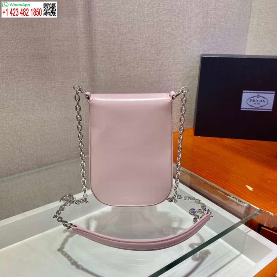 Replik Prada 1bh185 Mini Cleo Gebürstetes Leder Rosa