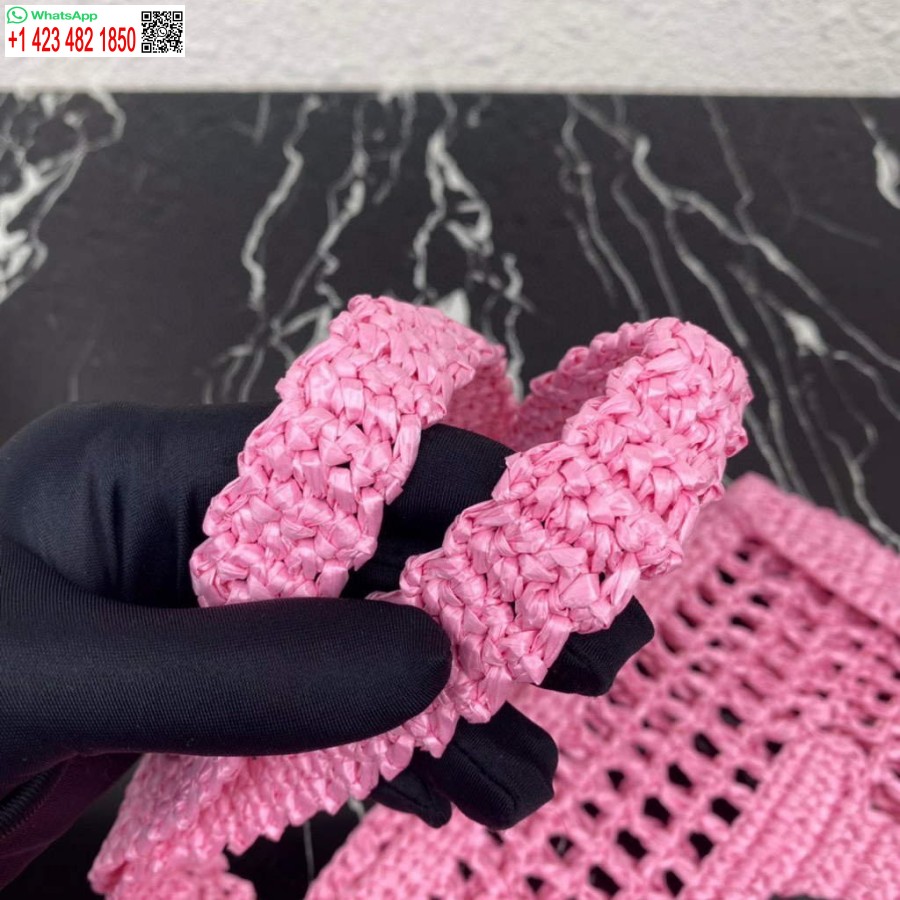 Replika Torbice Prada 1bg393 Iz Rafije, Rdeče Rdeče