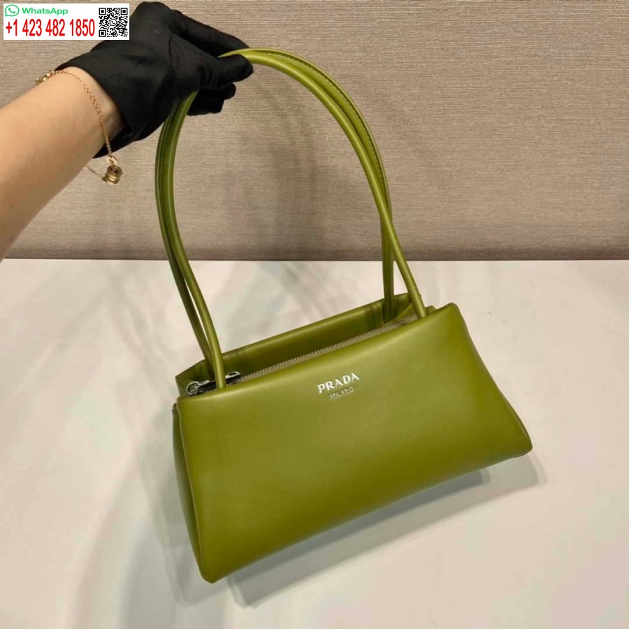 Geanta Mini-geanta Din Piele Replica Prada 1ba368 Verde