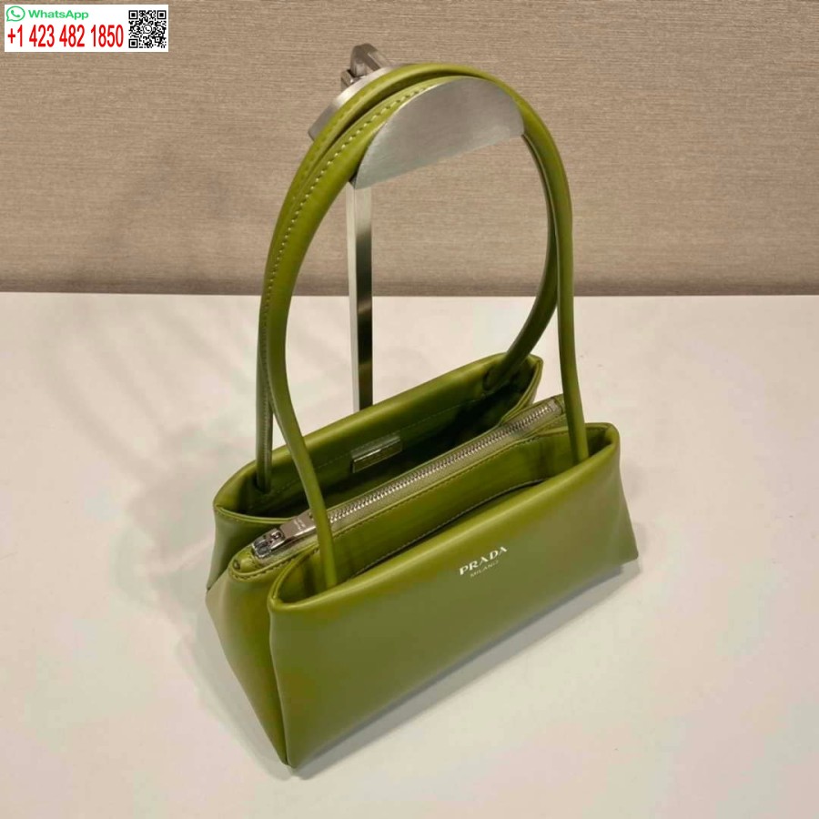 Geanta Mini-geanta Din Piele Replica Prada 1ba368 Verde