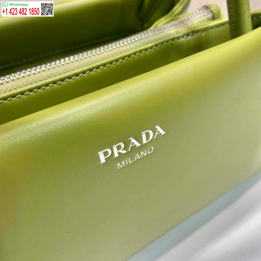 Geanta Mini-geanta Din Piele Replica Prada 1ba368 Verde